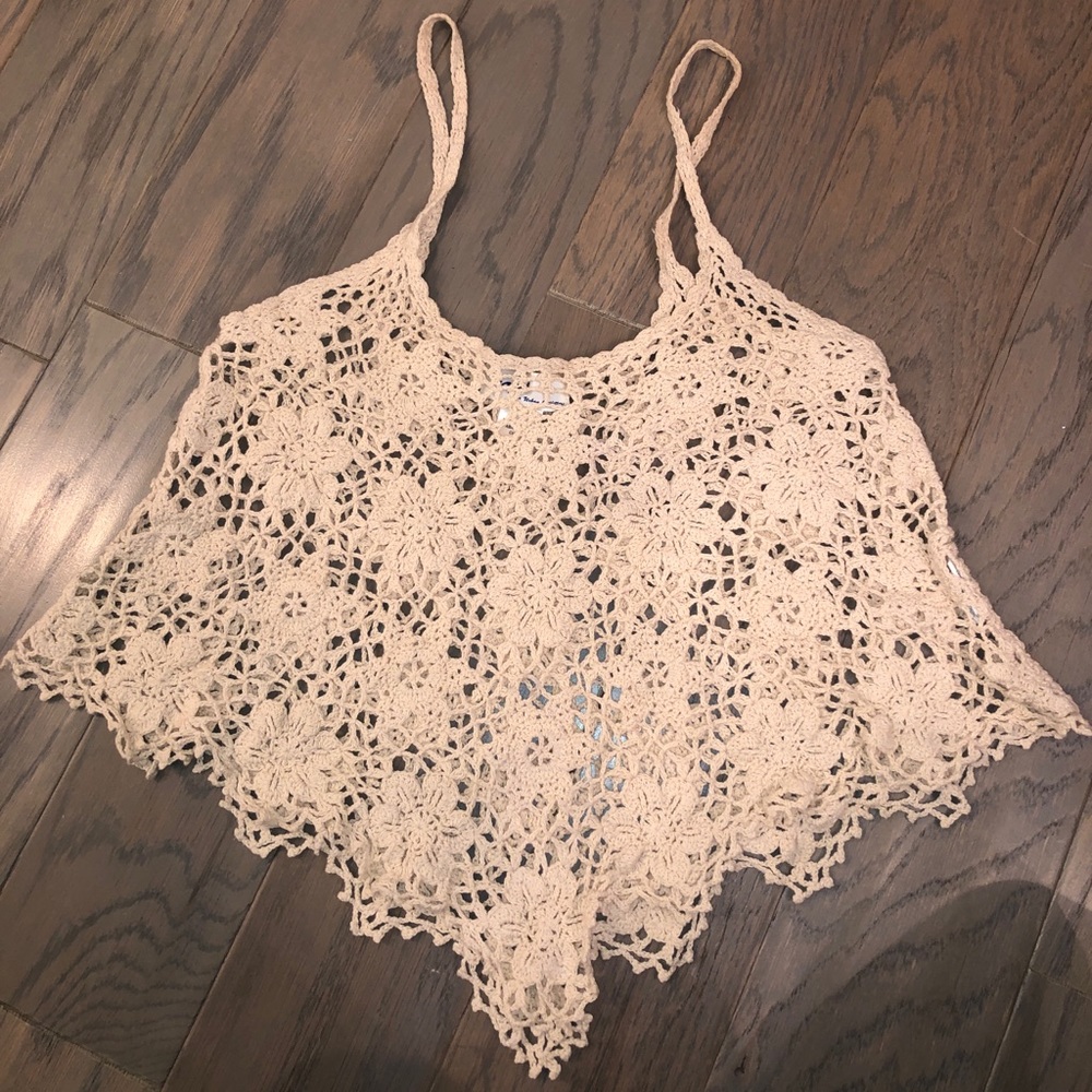Hazel Crochet Tank Top Small